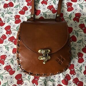 Patricia Nash Rossi mini leather saddle bag